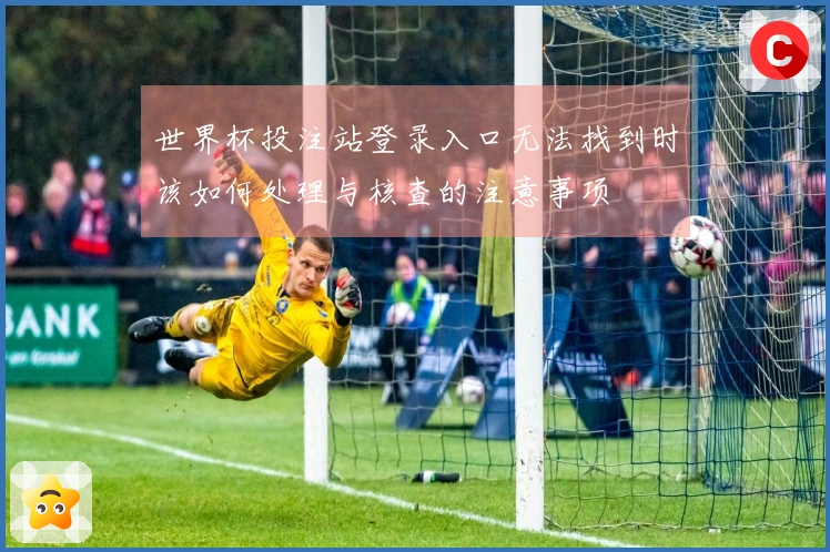 世界杯投注站登录入口无法找到时该如何处理与核查的注意事项